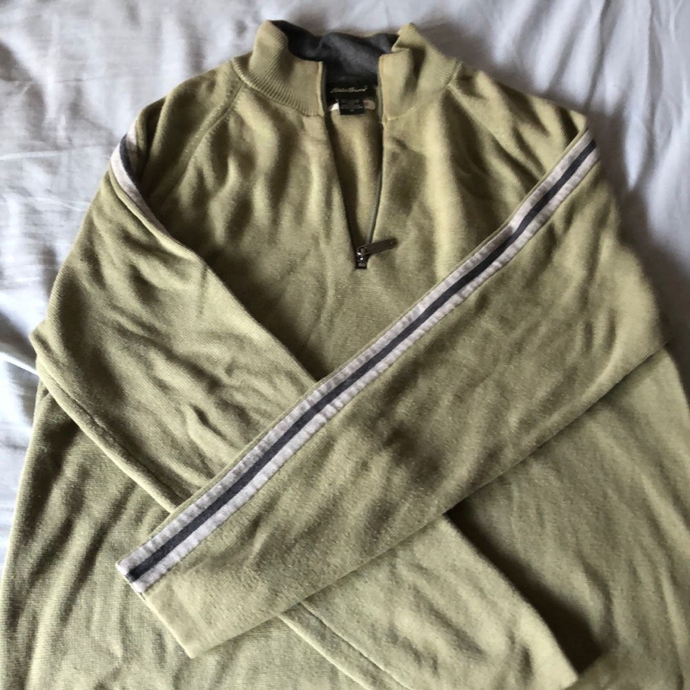 Eddie Bauer quarter zip sweater
